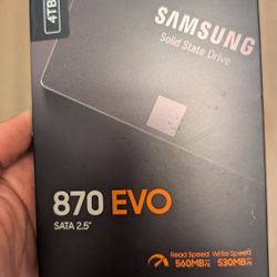 Samsung 870 EVO 4TB (Sealed, Brand New)