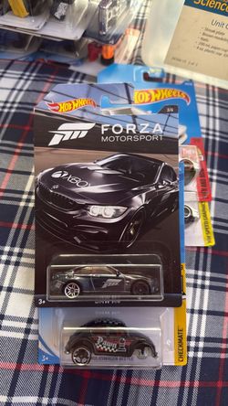 ERROR BLACK FRONT WHEELS Hot Wheels Forza Motorsport BMW M4 Car Figure *3/6