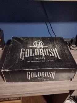 Gold rush Boots size 10
