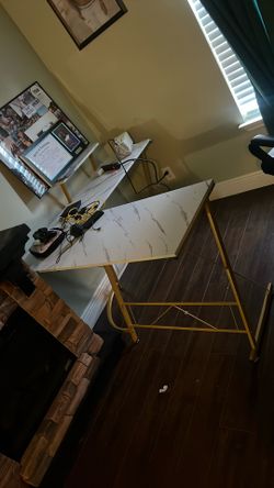 Desk And Matching Shelve