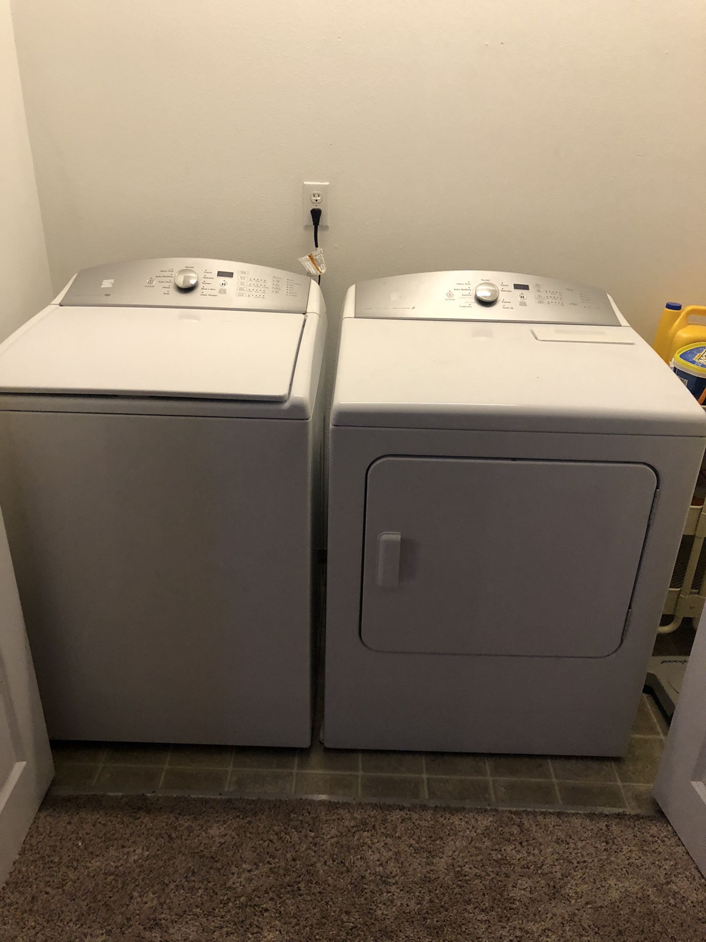Kenmore 600 series washer and dryer