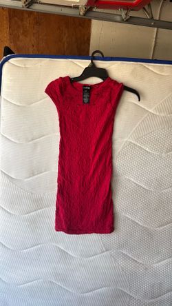 Red Bebe fitted cocktail dress