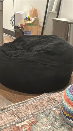 Wayfair black beanbag