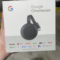 Google Chromecast Streaming Device 3rd Gen