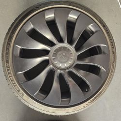 Tesla Model Y Performance 21" Inch Uberturbine Wheels Rims Michelin Tires