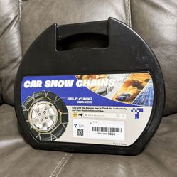 Snow-Chains Auto Fixing 1 Min Quick Fit Easy Installation Tire-Chains, Portable Reusable Universal E