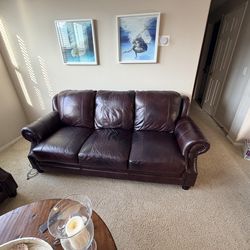 Leather couches