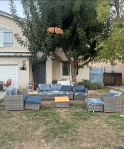 Ovios brand high quality deep seating cushions patio furniture set outdoor patio furniture 🚎🚛☑️🆕