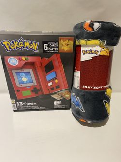 Pokemon Kanto Region Pokdex  & Plush Blanket