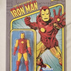 KENNER CARD MARVEL LEGENDS. THE INVINCIBLE IRON MAN 3.75 " ACTION FIGURE. 