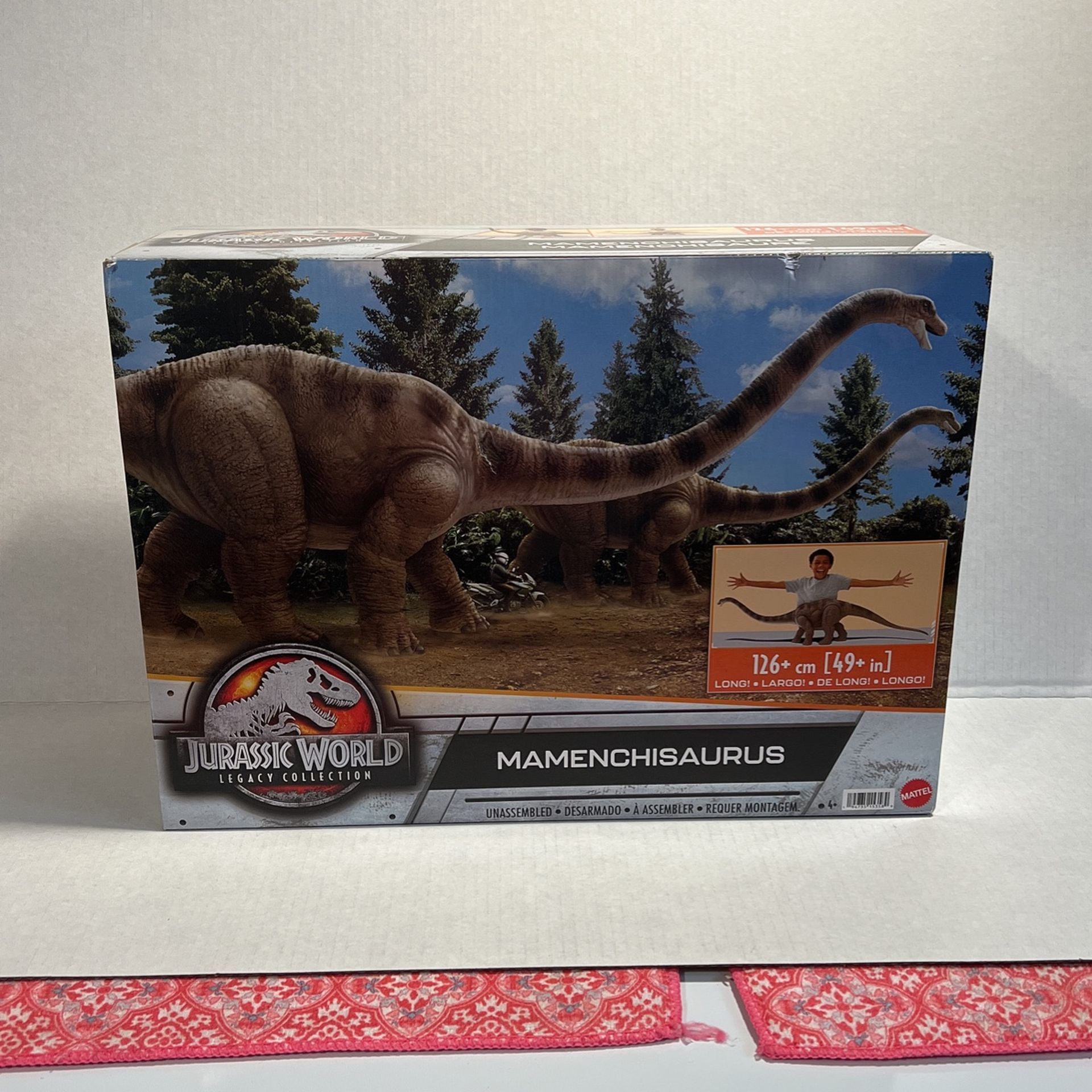 Mattel Jurassic World Legacy Collection The Lost World: Jurassic Park Mamenchisaurus Big Possible Dinosaur Toy Figure with Physical and Digital Play