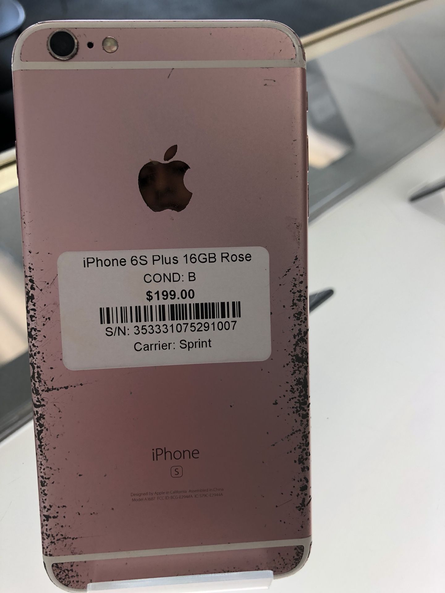 ROSE IPHONE 6S WITH 16GB!! (SPRINT/BOOST MOBILE)