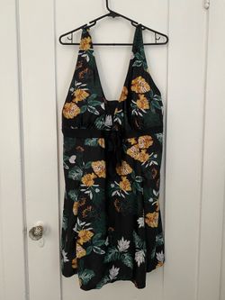Plus size swim dress