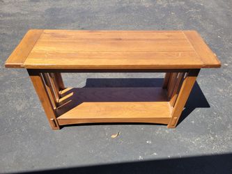 Oak table, sofa table, wooden TV stand