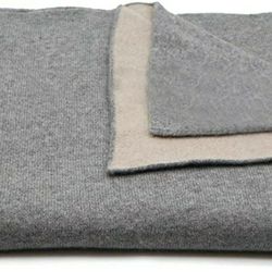 $275+tax on Amazon, State Cashmere Reversible Throw Blanket 100% Cashmere Two Tone Double Side Oversized Travel Wrap • 60 X 50 inches