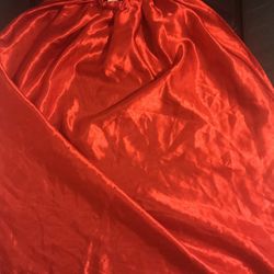 Red Cape Can Be Use For Different Costumes. Size Small In Kids  