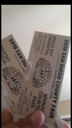 Del Mar Fair Tickets