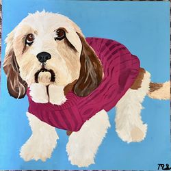Custom Artwork Cute Dog