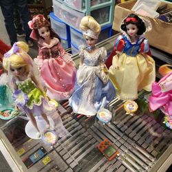 Disney porcelain Dolls $10 Each 