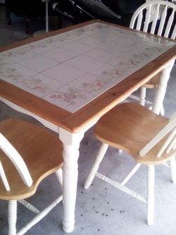Table and chairs
