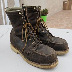 Mens Thorogood Work Boots Size 12 EE 