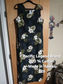 Pacific Legend Hawaiian Maxi Dress