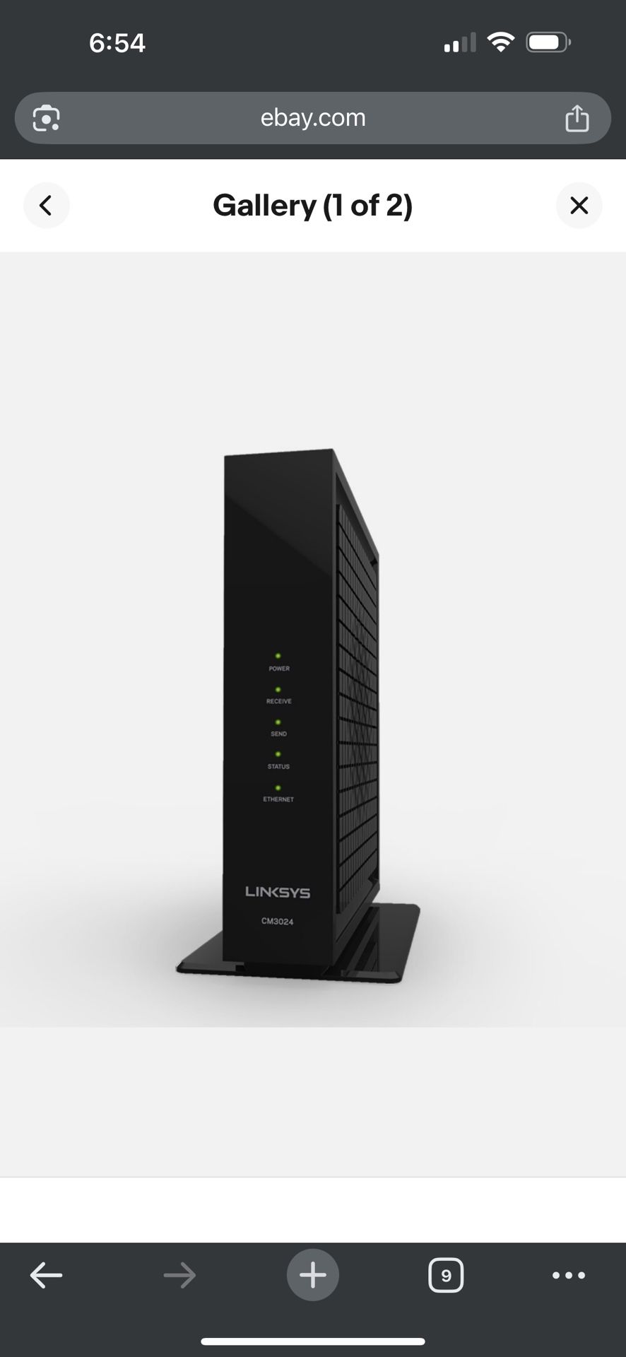 Linksys CM3024 High Speed Cable Modem