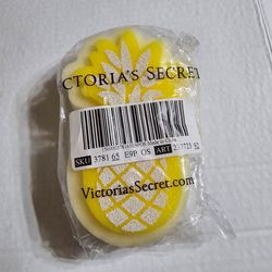 PINK Victoria's Secret Sponge Pineapple Bath Shower Loofah Beauty Skincare Health NEW Travel Vacation Gift