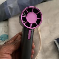 Stylish portable handheld fan