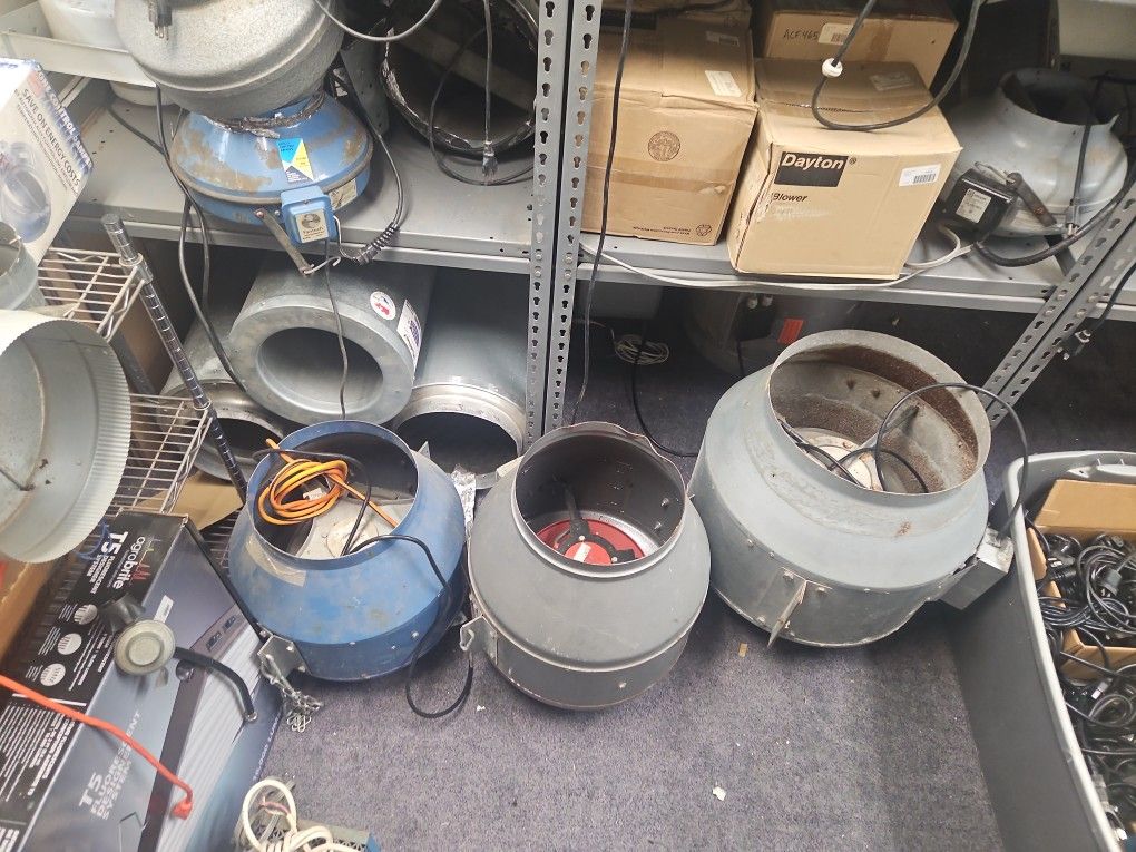 Ducting Fans Many Sizes And CFM options