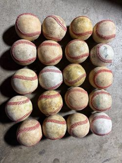 $40 - lot if 20 leather baseballs