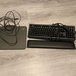 Razer Blackwindow Elite Keyboard + Mouse Mat