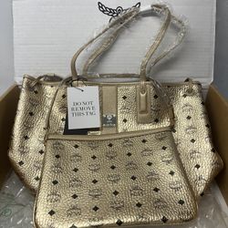 MCM Bag & Matching Tote $550