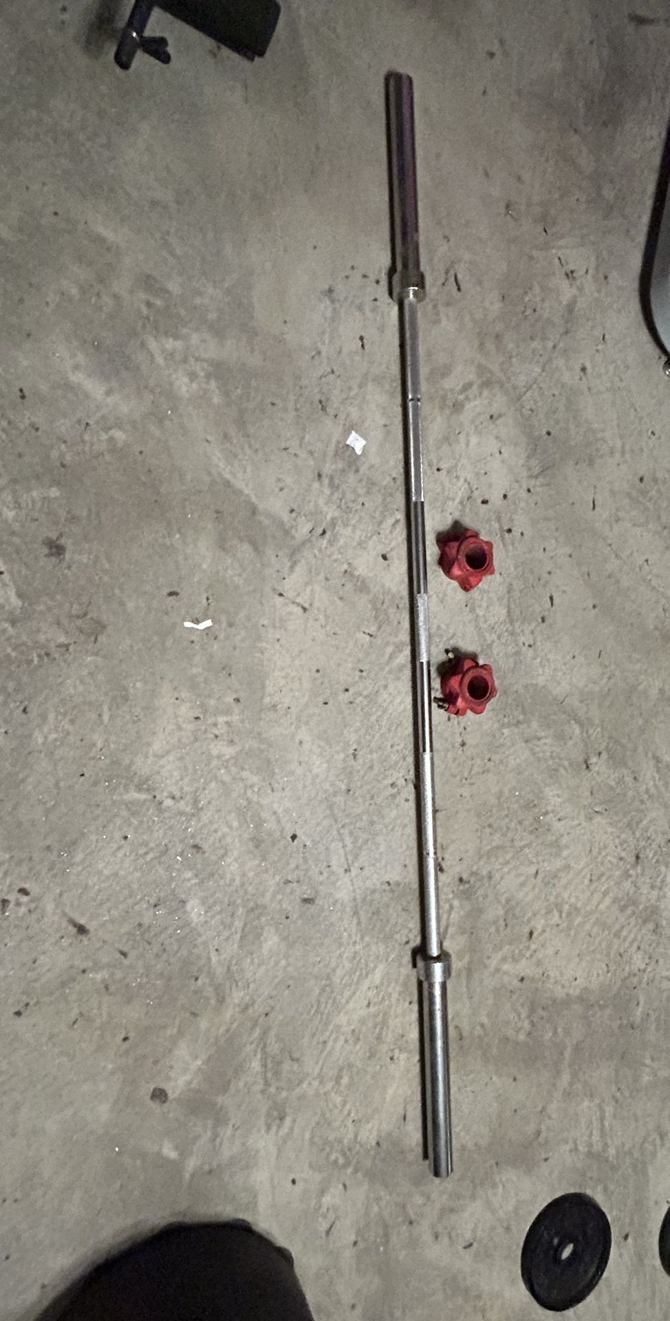 Barbell with Barbell Collars