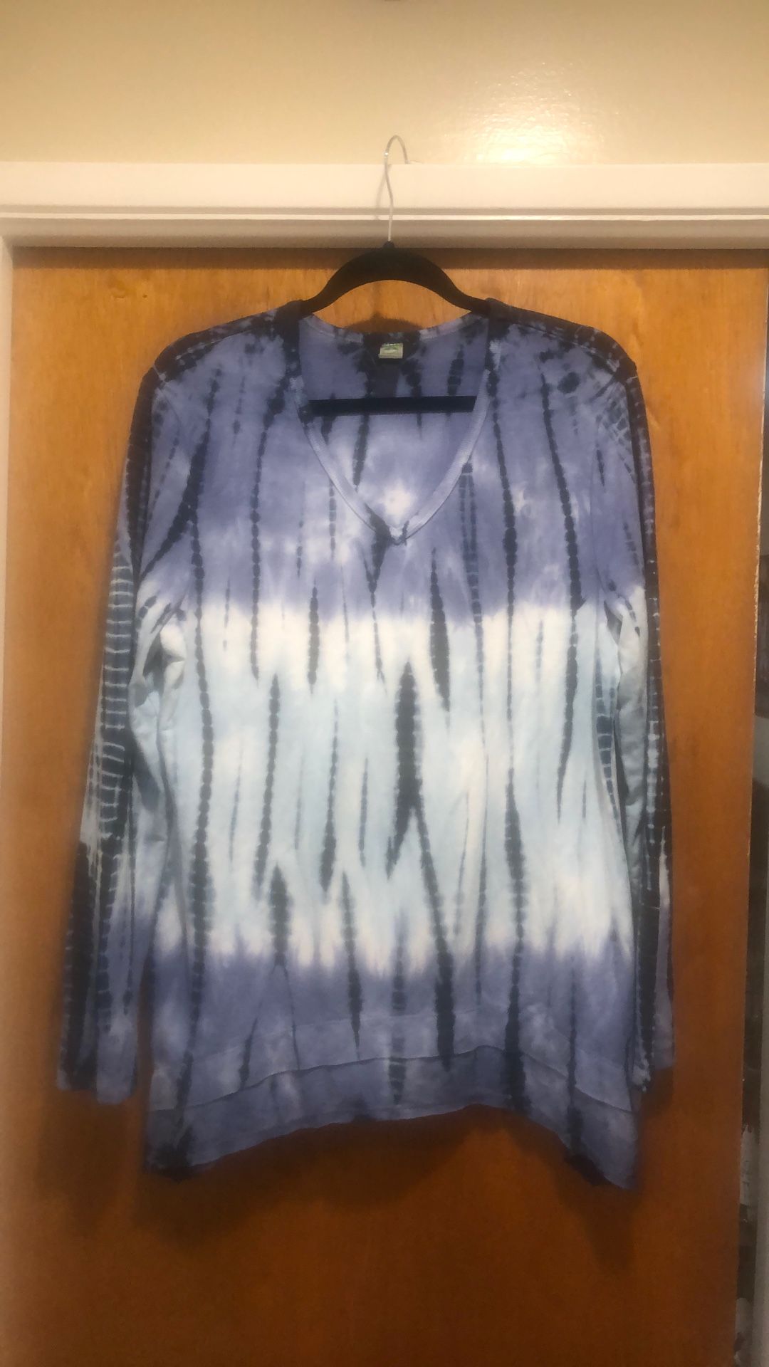 Tie Dye Long Sleeve Shirt Large