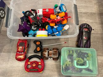 Boy car & transformer toys