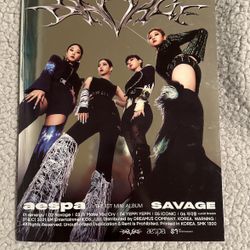 OFFICAL Aespa Savage Kpop Album