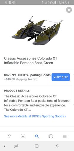 Colorado Xt pontoon boat W/Trolling motor for Sale in Rochester