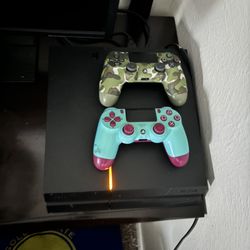ps4 with 2 controllers 