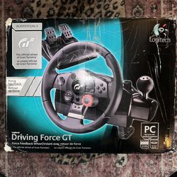 Logitech Driving Force GT Playstation 3 PC Haptic Feedback