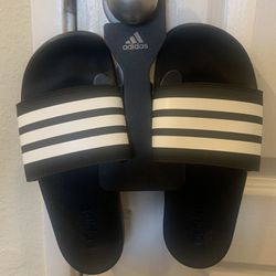New Adidas Slide Sandals For Women Size 8 and Women Hoodie Size Medium