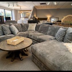 Jackson Furniture Dark Slate U Shape Huge Comfort Modular Sectional Couch| Brand New| Fastest Delivery| Financing Available| Best Price