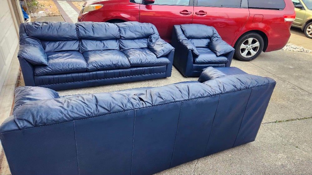 2 Piece Sofa, One Chair With Ottoman