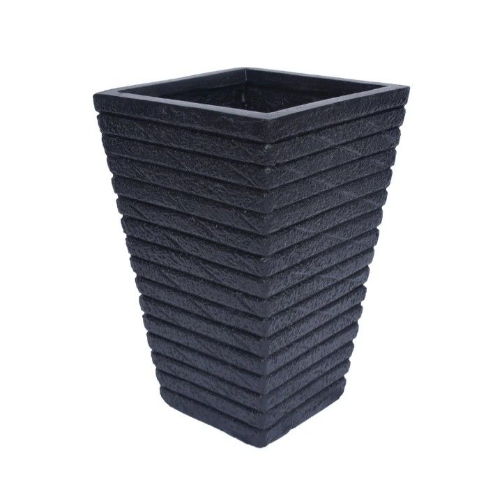 Tapered Lightweight Concrete Garden Planter