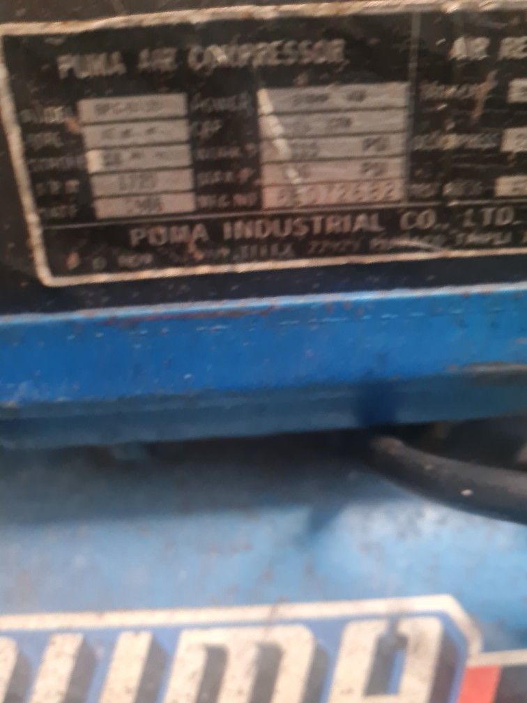 Compressor Marca Puma Usado No Houses