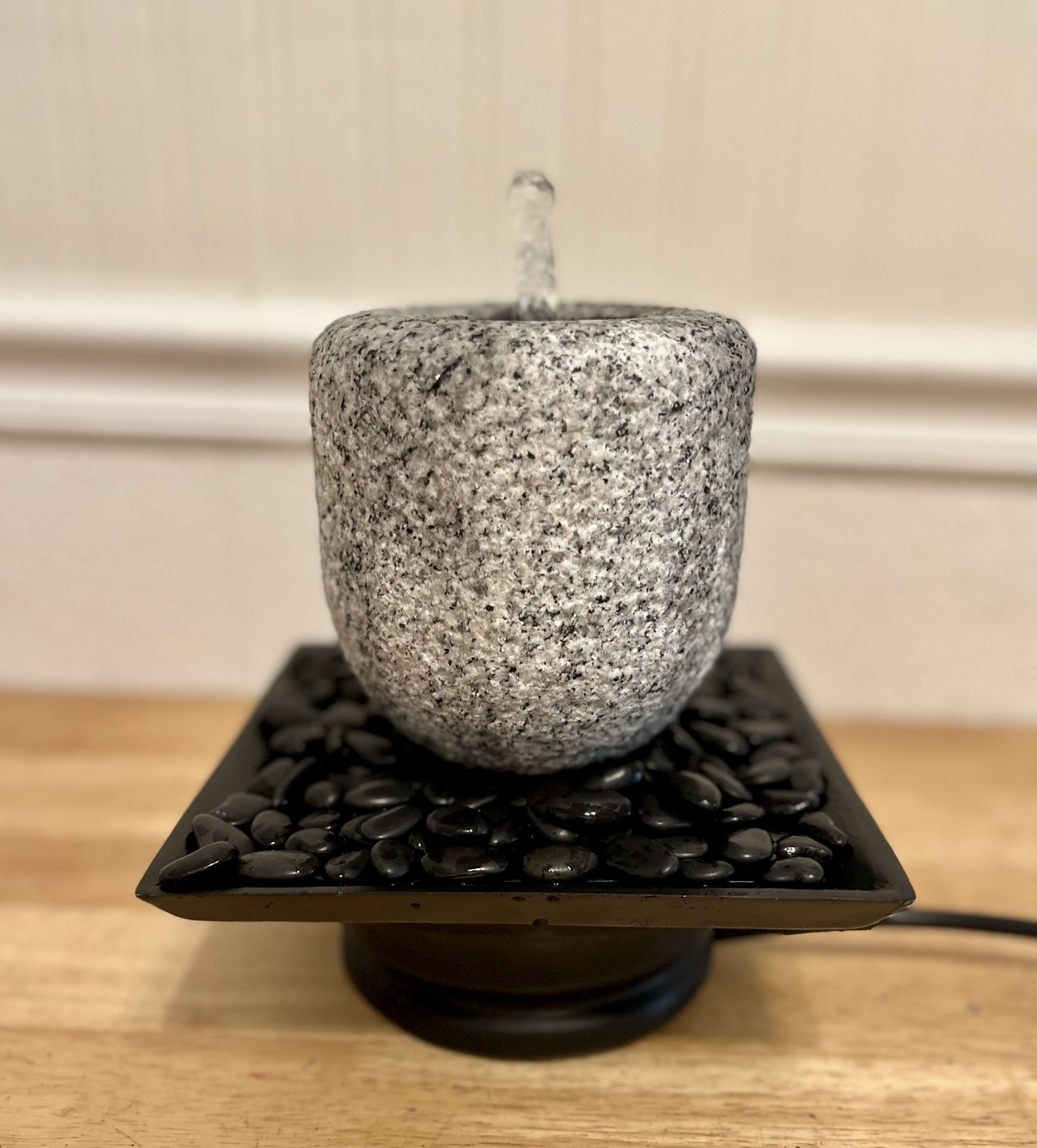 Electric Tabletop Fountain, Desktop,Ornament ,Exquisite ,Lightweight & Attractive . For Office or Home . 9” Tall x 7.5” W