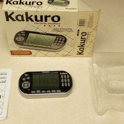 Excalibur 486 Kakuro Handheld Electronic Puzzle Game, Brand New
