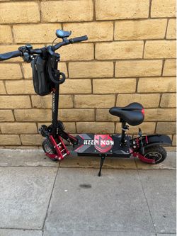 U06ZO08 E Scooter,1200W3000W Motor 3545 MPH Top Speed, 52V20AH 50 Miles Long Range Battery, 10 Off Road Tires, ‎Dual Disk Brake with EABS & Suspension