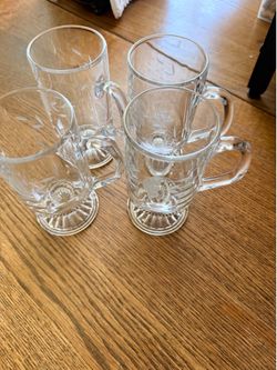 Tazas de cristal set de 4  Princess house