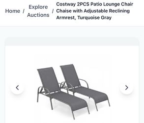 Patio lounge chairs